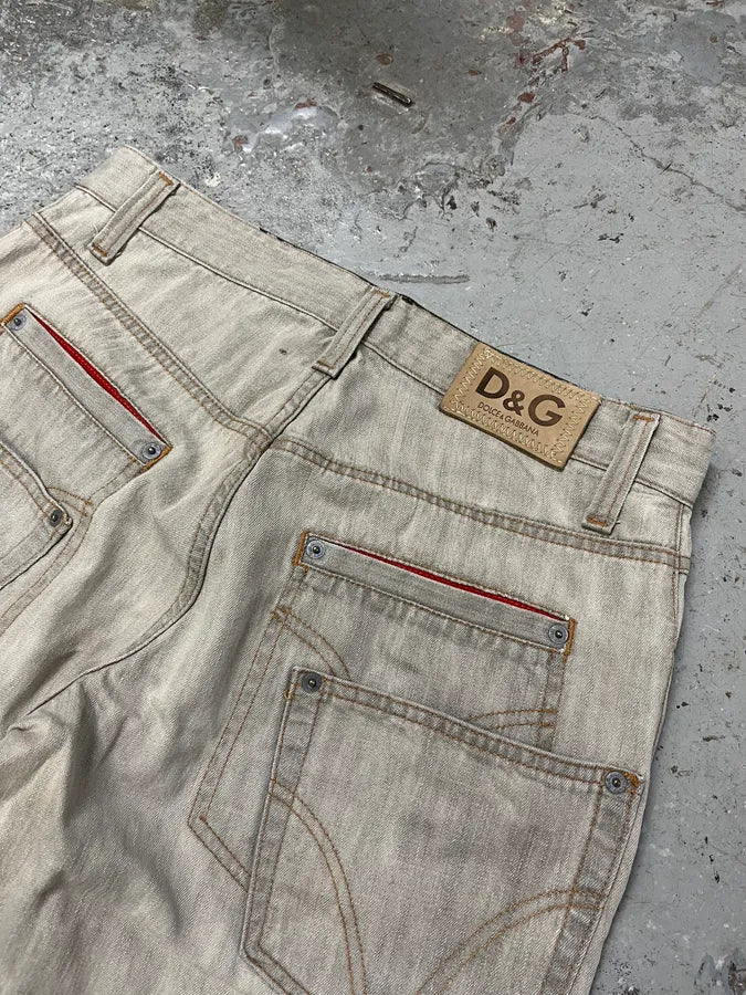 AW2003 Dolce & Gabbana Grey Denim Jeans (M) taSSjgf 10