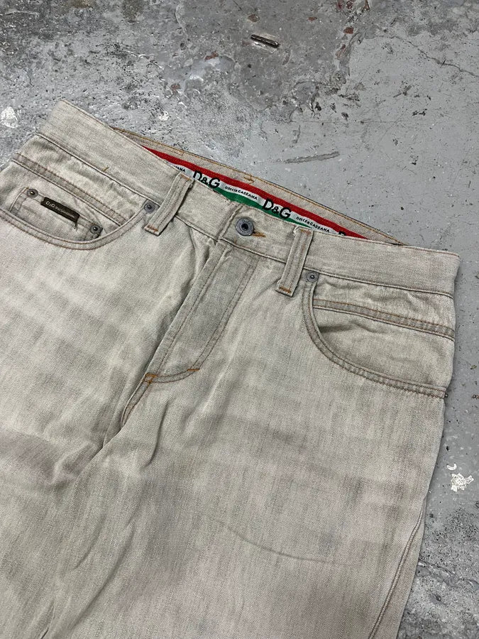 AW2003 Dolce & Gabbana Grey Denim Jeans (M) taSSjgf 5