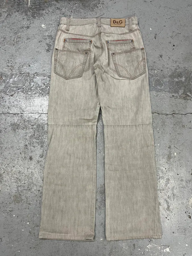 AW2003 Dolce & Gabbana Grey Denim Jeans (M) taSSjgf 9