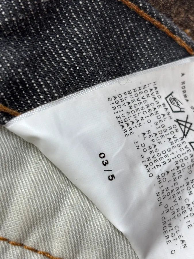 AW2003 Dolce & Gabbana Grey Denim Logo Jeans LUajGpW 12
