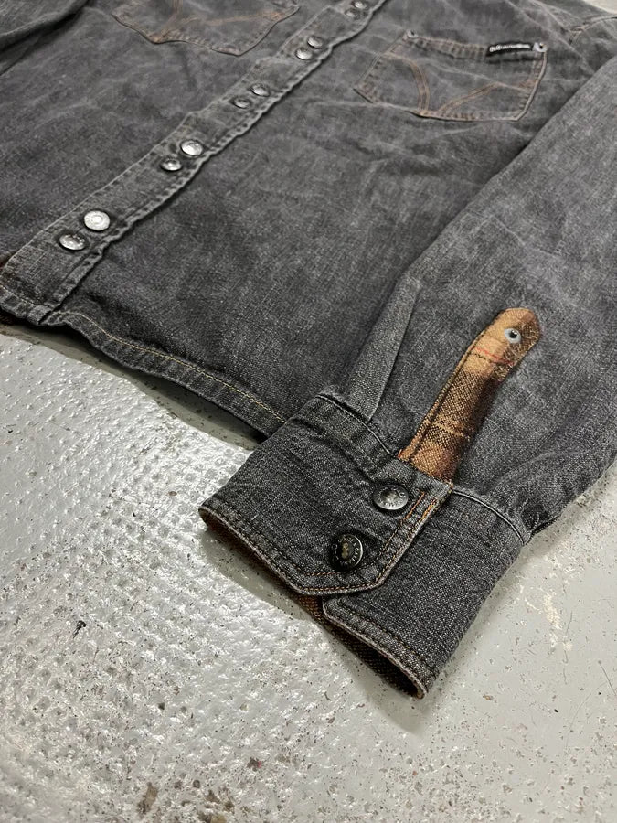 AW2003 Dolce & Gabbana Grey Denim Shirt ulJaXTV 5