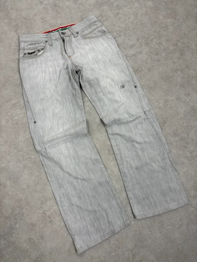 SS2004 Dolce & Gabbana Grey Faded Denim Jeans  hGphCvE 4
