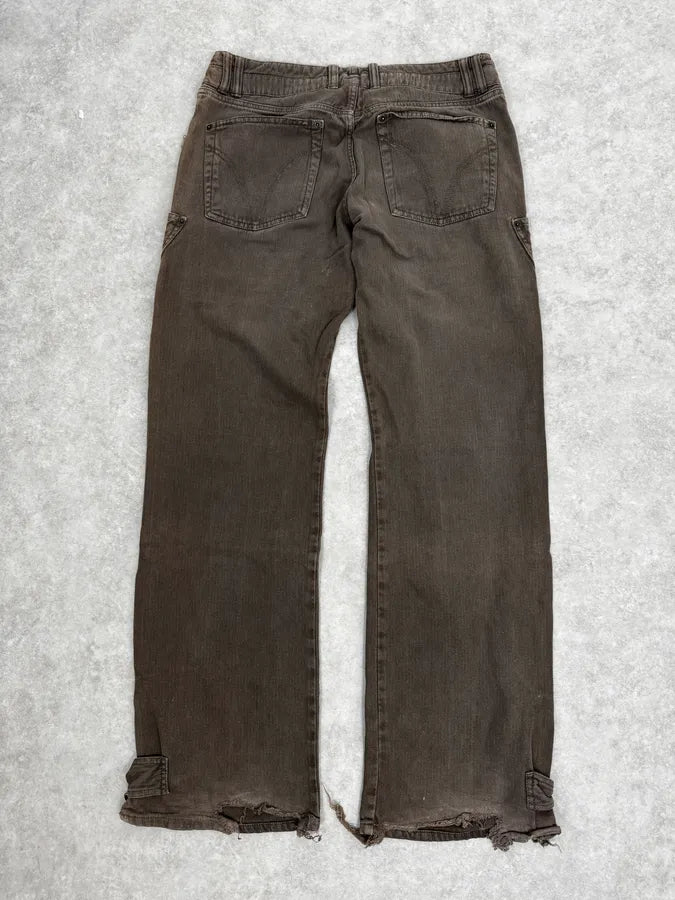 AW2003 Dolce & Gabbana Grey Khaki Cargo Pants OIUUuog 4