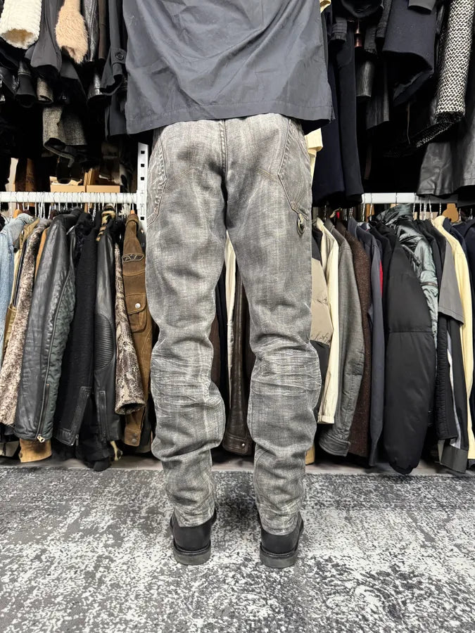 AW2003 Dolce & Gabbana Grey Raw Denim Jeans EAiQmsU 1