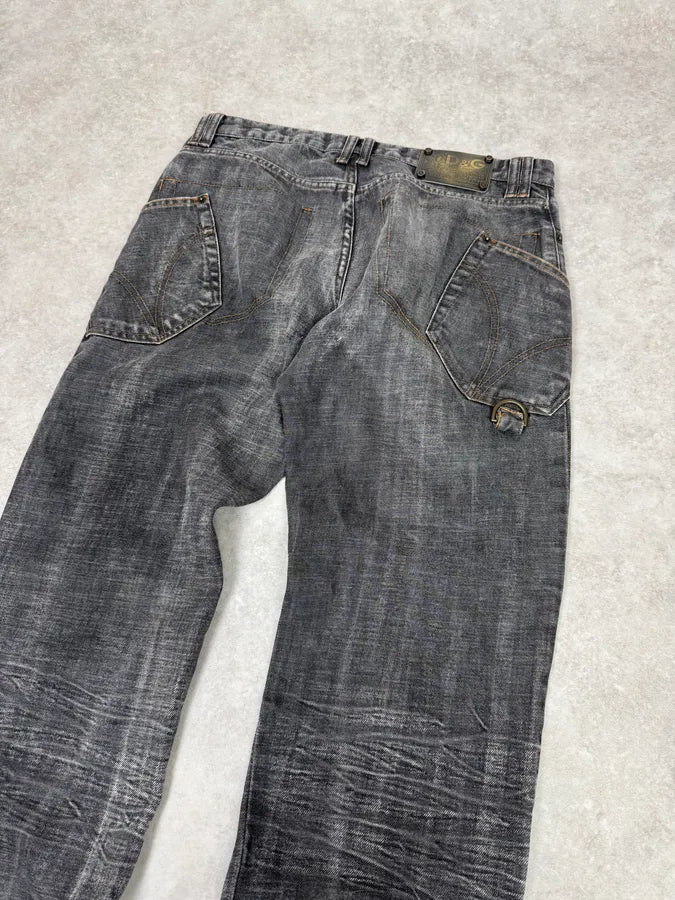 AW2003 Dolce & Gabbana Grey Raw Denim Jeans EAiQmsU 6