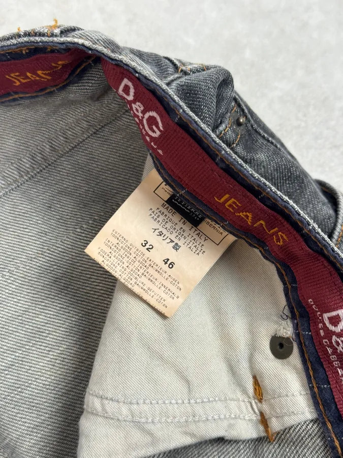 AW2003 Dolce & Gabbana Grey Raw Denim Jeans EAiQmsU 7
