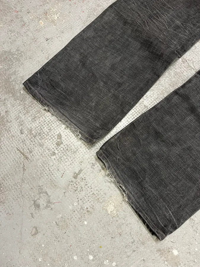 AW2003 Dolce & Gabbana Grey Raw Denim Jeans (XL) 3