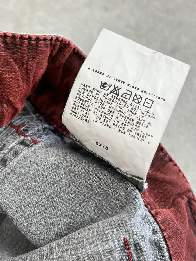 AW2003 Dolce & Gabbana Grey Raw Denim Cozy Jeans owNmSPG 12