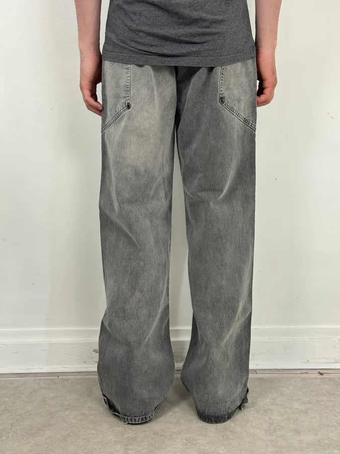 AW2003 Dolce & Gabbana Grey Raw Denim Cozy Jeans owNmSPG 2
