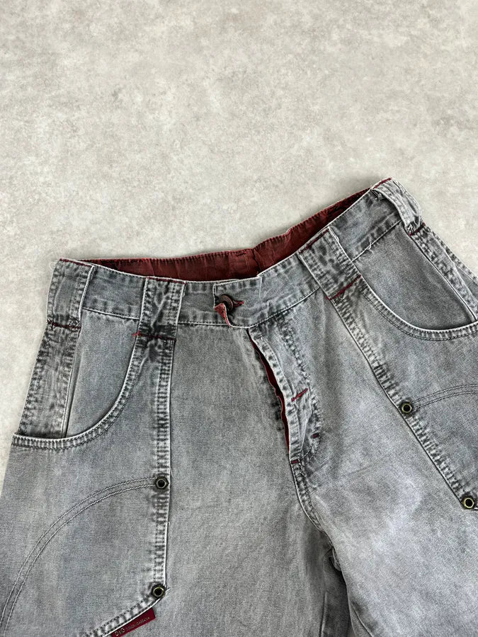 AW2003 Dolce & Gabbana Grey Raw Denim Cozy Jeans owNmSPG 5