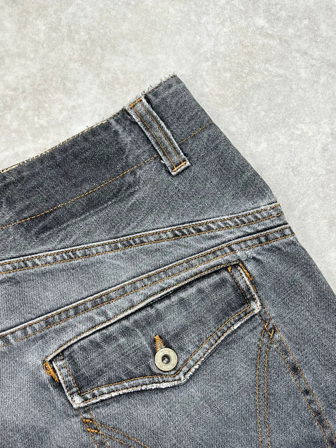 AW2004 Dolce & Gabbana Grey Multi Pockets Cargo Denim Jeans DbbgNMw 8
