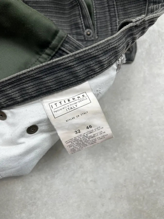 AW2003 Dolce & Gabbana Hybrid Khaki Cargo Pants ExqiWAX 11