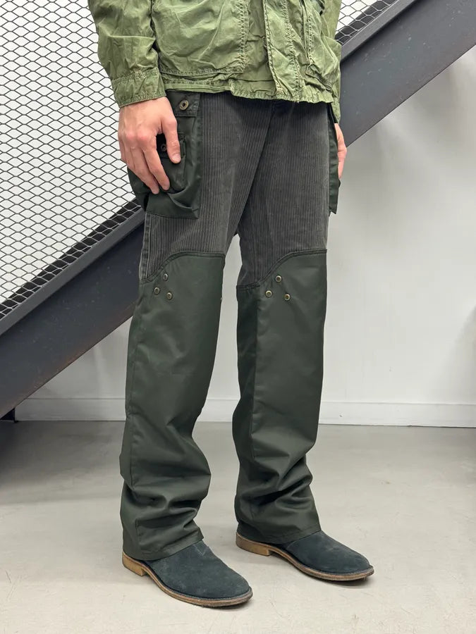 AW2003 Dolce & Gabbana Hybrid Khaki Cargo Pants ExqiWAX 2