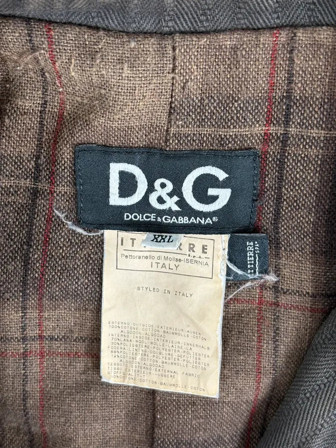 AW2003 Dolce & Gabbana Grey Faded Military Cargo Detachable Jacket THmAQij 8