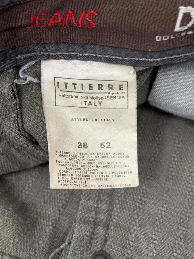 AW2003 Dolce & Gabbana Khaki Green Zip Utility Shorts XSvkXGa 11