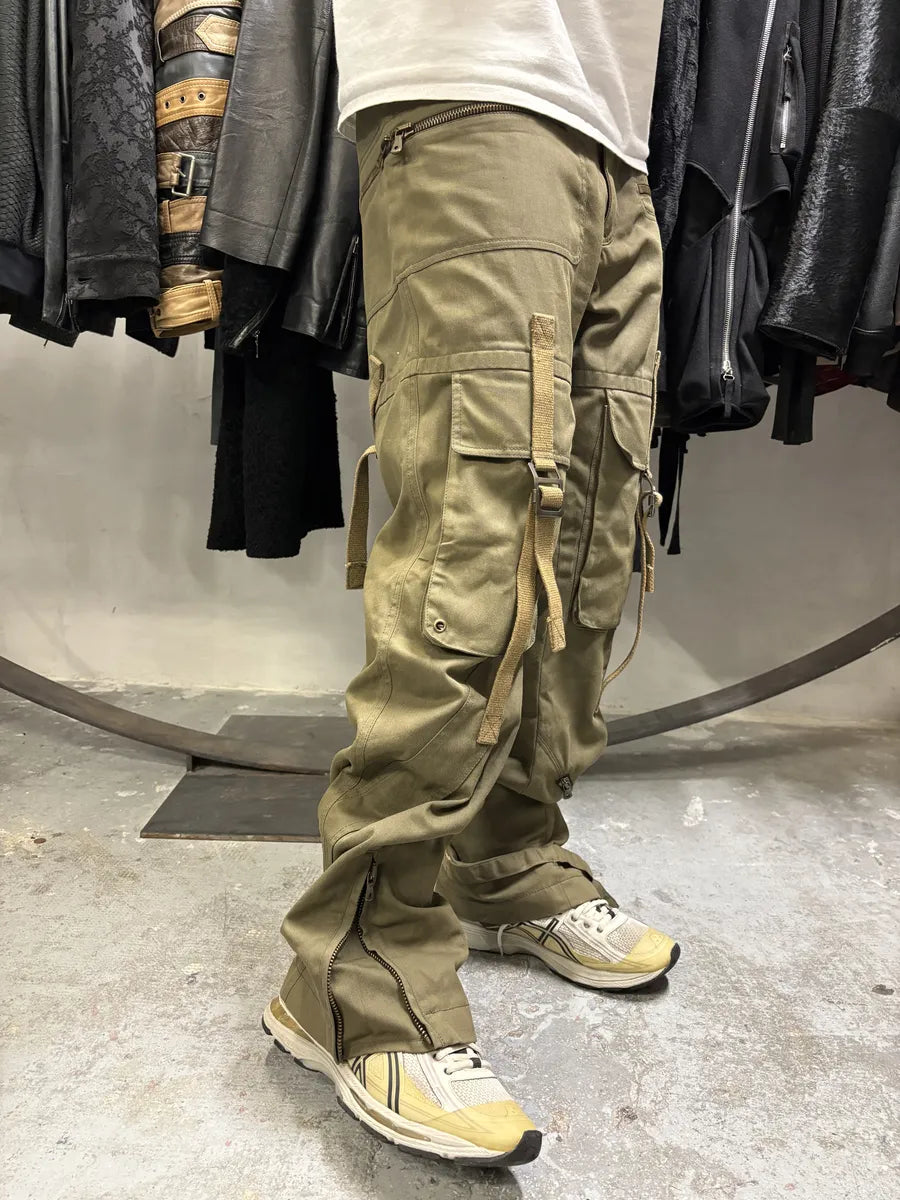 AW2003 Dolce & Gabbana Military Cargo Bondage Olive Pants (L) GeDaLaf 2