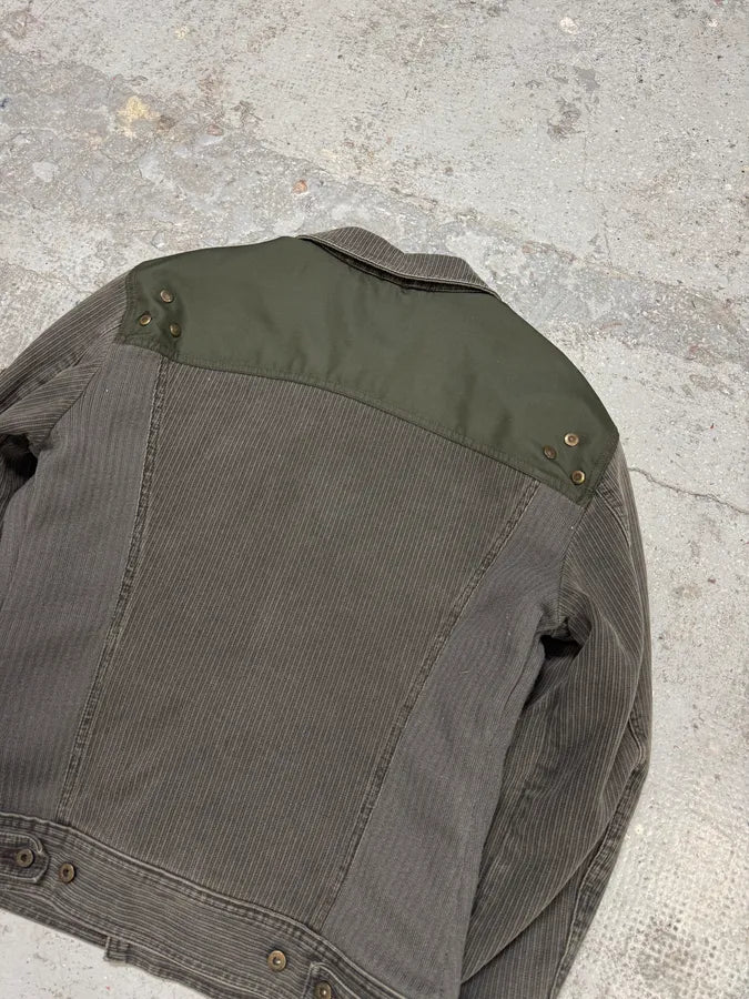 AW2003 Dolce & Gabbana Military Cargo Utility Gret Olive Bomber Jacket ZrEYgEE 4