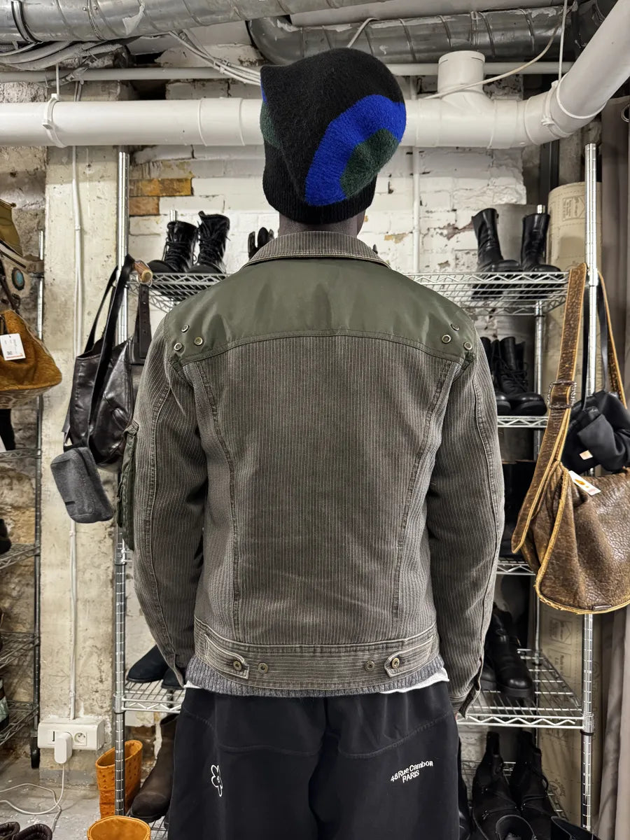 AW2003 Dolce & Gabbana Military Cargo Utility Grey Olive Bomber Jacket tQfCNnz 2