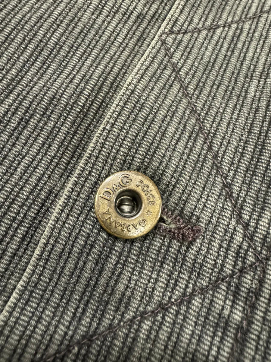 AW2003 Dolce & Gabbana Military Cargo Utility Olive Bomber Jacket ikPyrlK 10