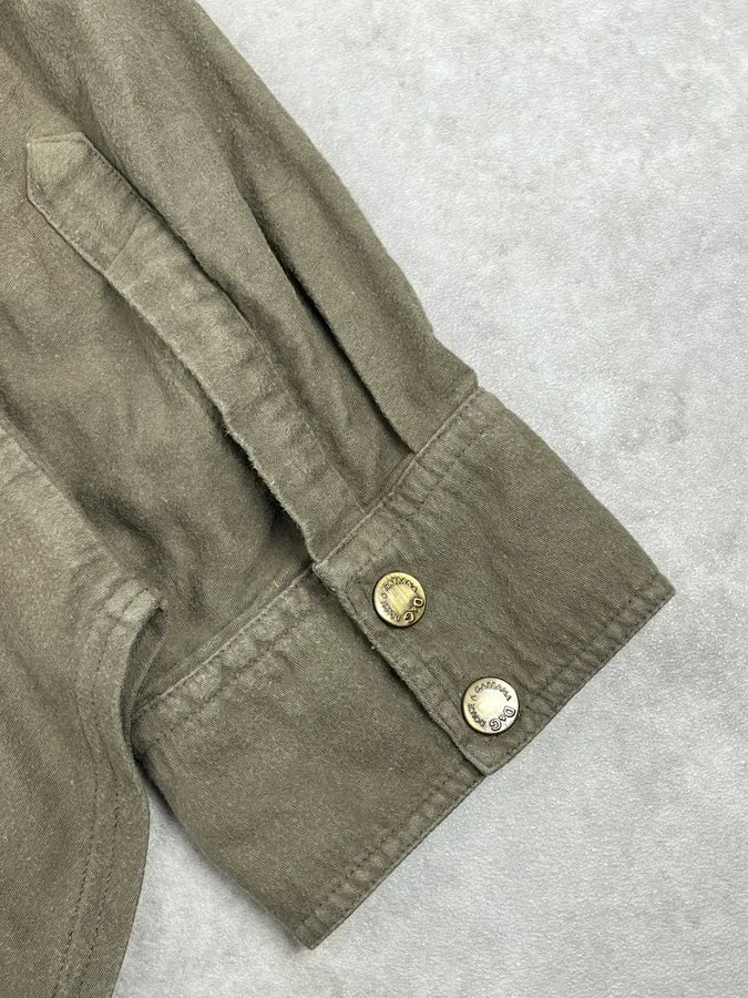 AW2003 Dolce & Gabbana Military Green Utility Shirt jdqUKOZ 8