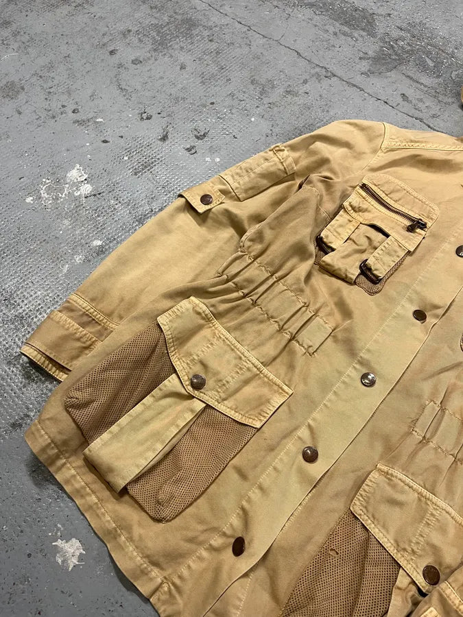 AW2003 Dolce & Gabbana Multi Pocket Cargo Beige Jacket gzDvpjj 4