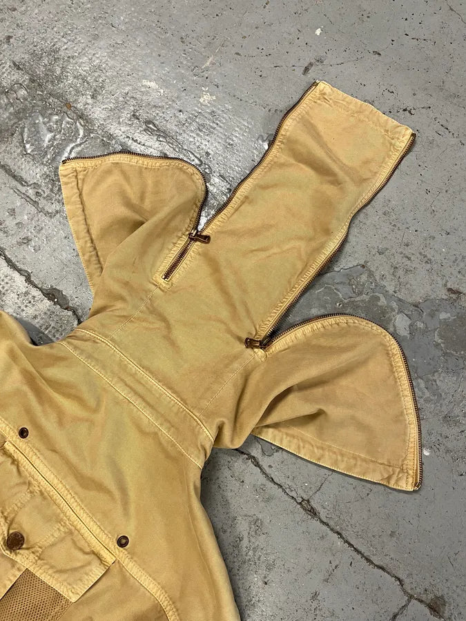AW2003 Dolce & Gabbana Multi Pocket Cargo Beige Jacket gzDvpjj 6