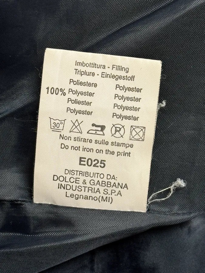 AW2003 Dolce & Gabbana Navy Aviator Bomber Jacket lhKYEbf 14