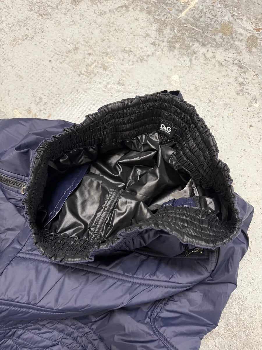 FW2010 Dolce & Gabbana Navy Ski Astro Nylon Pants eAPLbwx 9