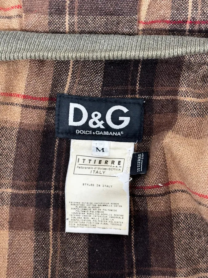 AW2003 Dolce & Gabbana Olive Green Arm Zips Bomber Jacket GzhplXB 10