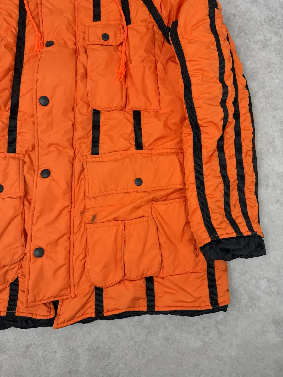 AW2003 Dolce & Gabbana Orange & Black Lined Ultra Hooded  fDryXmA 12