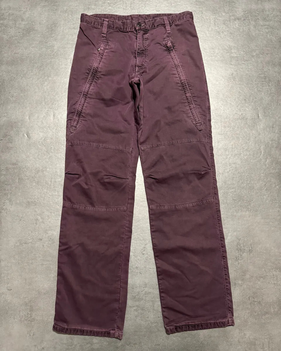AW2003 Dolce & Gabbana Purple Bondage Relaxed Spectrum Pants LUligbF 6