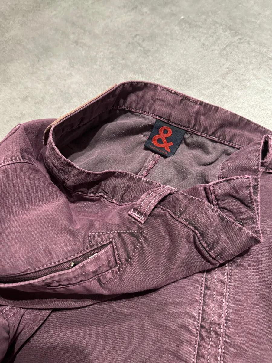 AW2003 Dolce & Gabbana Purple Bondage Relaxed Spectrum Pants LUligbF 9