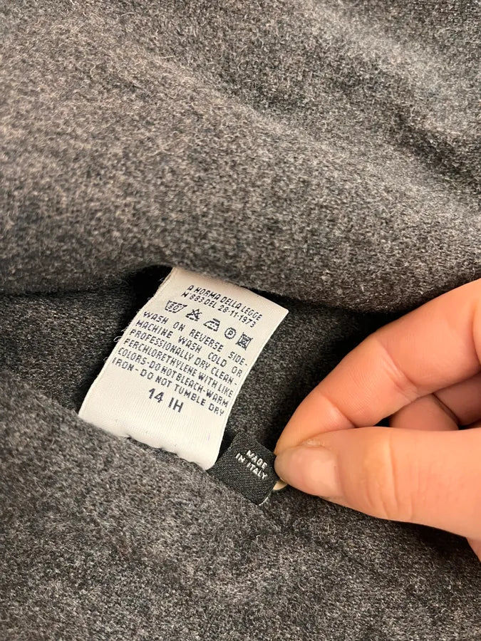 AW2003 Dolce & Gabbana Raw Grey Denim Jacket LrqlJzn 11