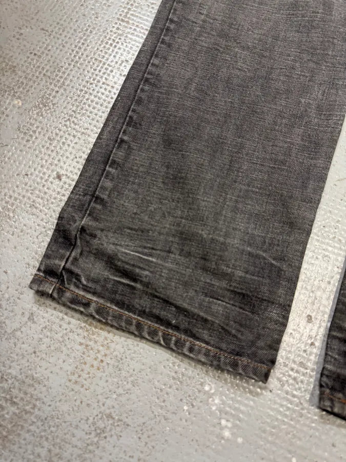 AW2003 Dolce & Gabbana Raw Grey Denim Jeans brnliBJ 8