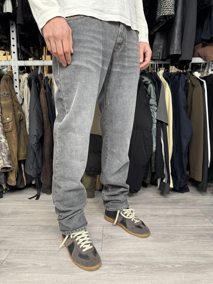 AW2003 Dolce & Gabbana Raw Grey Denim Jeans GbELHCs 1