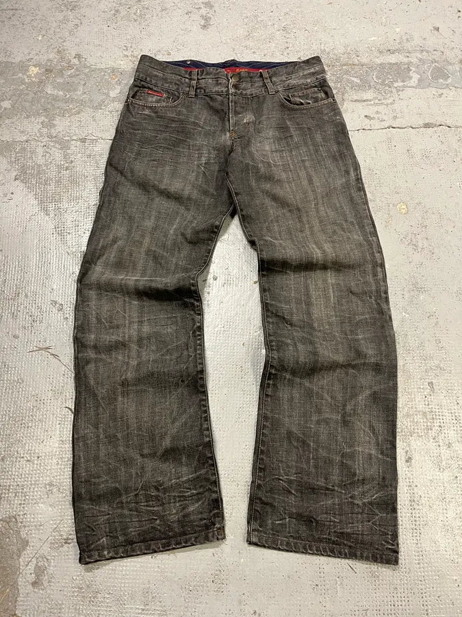 AW2003 Dolce & Gabbana Raw Grey Denim Jeans SwrBPWV 0