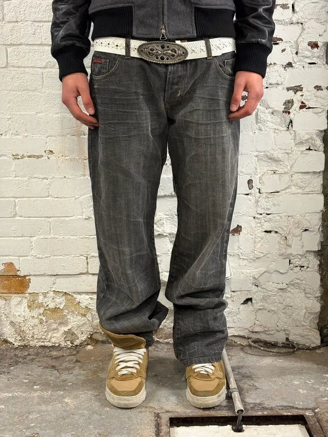 AW2003 Dolce & Gabbana Raw Grey Denim Jeans SwrBPWV 2