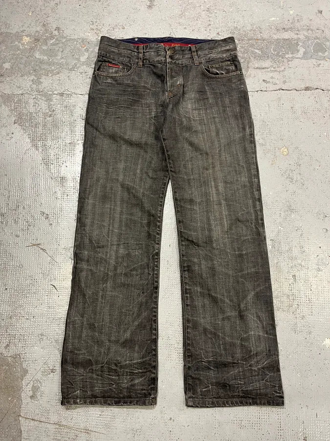 AW2003 Dolce & Gabbana Raw Grey Denim Jeans SwrBPWV 4