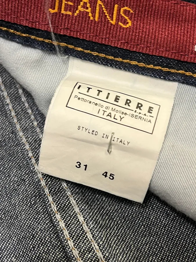 AW2003 Dolce & Gabbana Raw Navy Blue Denim Jeans xrkINZE 9