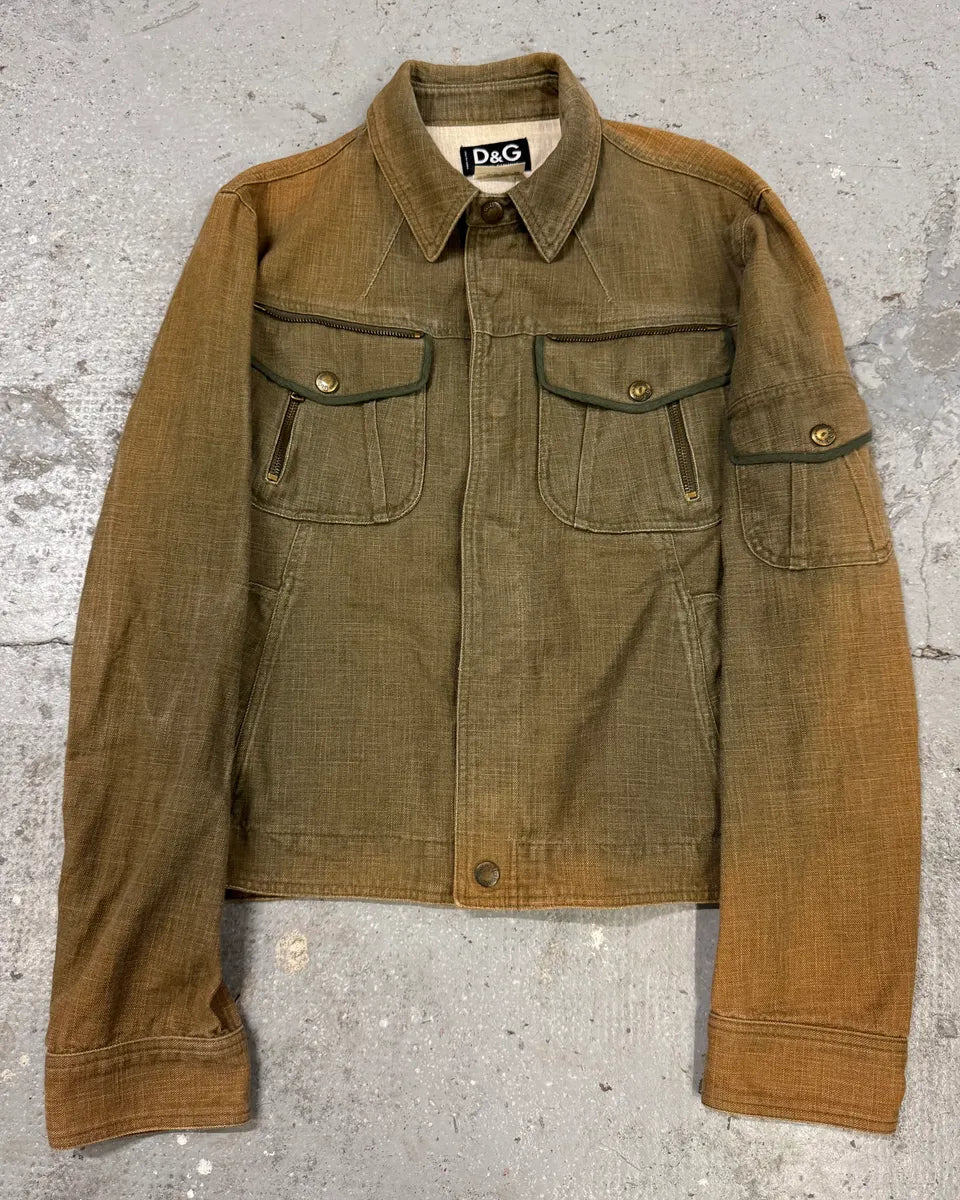 AW2003 Dolce & Gabbana Red Label Urban Faded Jacket (M) PNMoEFq 0