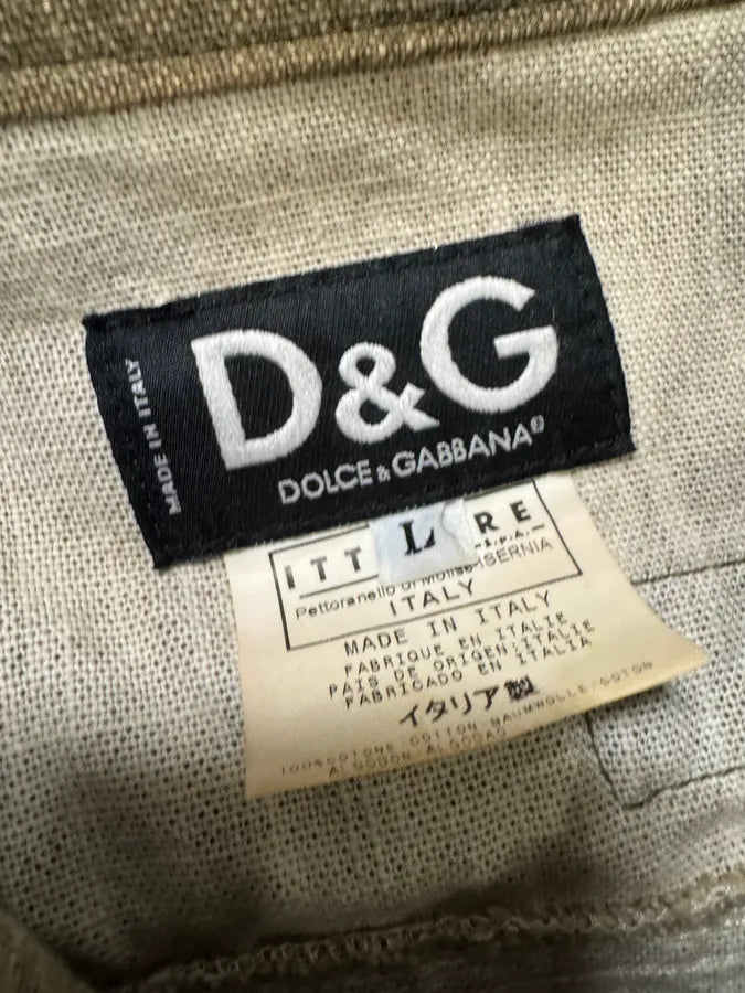 AW2003 Dolce & Gabbana Red Label Urban Faded Jacket (M) PNMoEFq 6