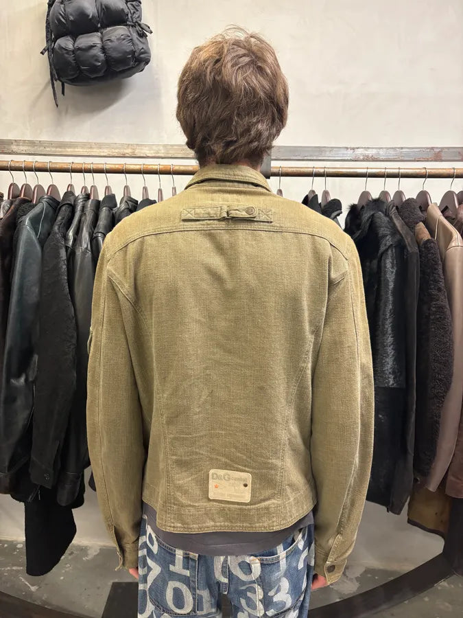 AW2003 Dolce & Gabbana Red Label Urban Faded Jacket JZOpOPg 2