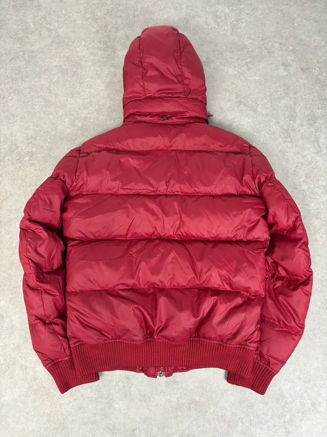 AW2003 Dolce & Gabbana Red Puffer Hooded Jacket vaxeuXS 4