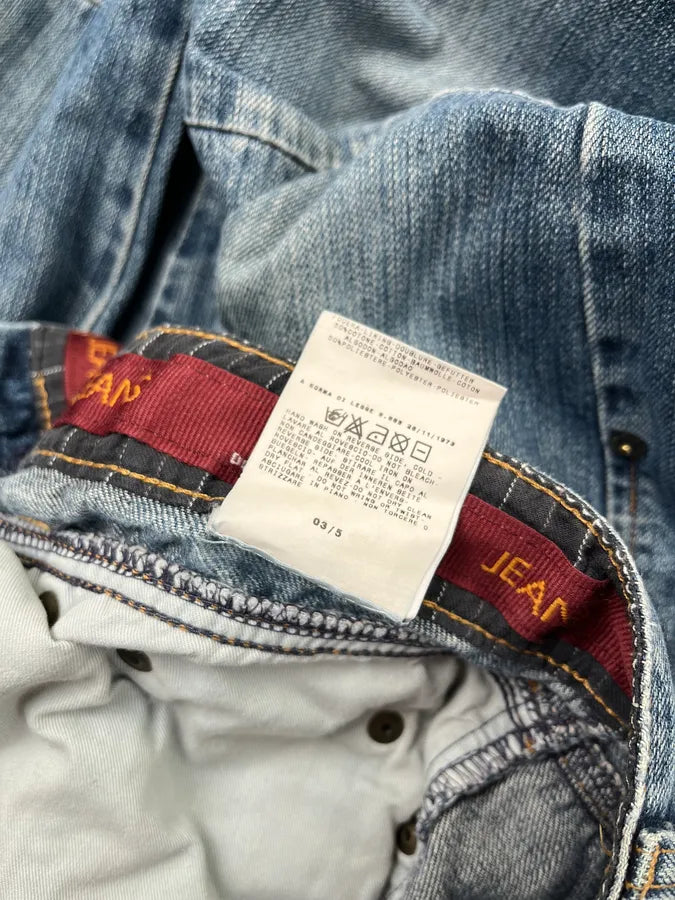 AW2003 Dolce & Gabbana Restructured Blue Denim Jeans ftIVSVs 12