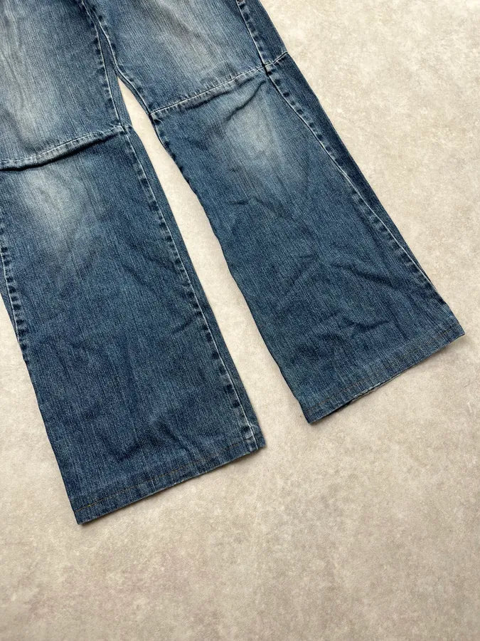 AW2003 Dolce & Gabbana Restructured Blue Denim Jeans ftIVSVs 7