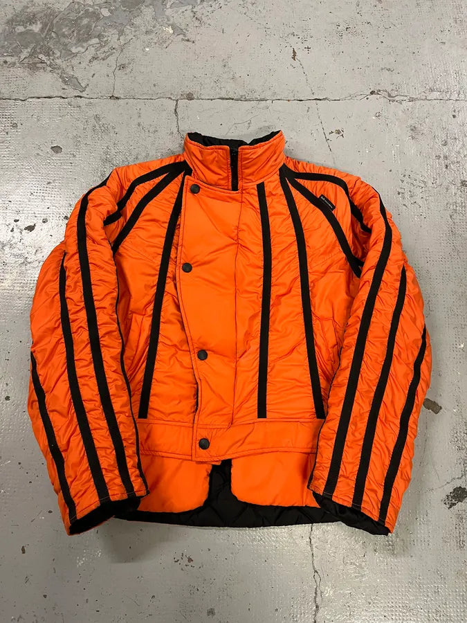 AW2003 Dolce & Gabbana Spatial Tactical Orange Puffer Jacket yTcVwJL 0