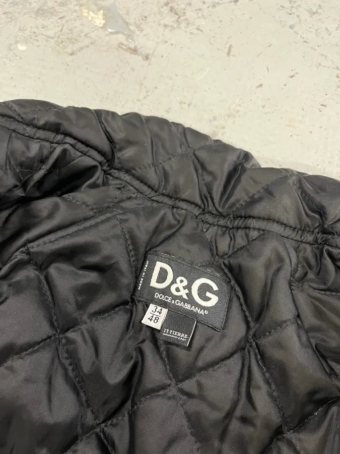 AW2003 Dolce & Gabbana Spatial Tactical Orange Puffer Jacket yTcVwJL 12