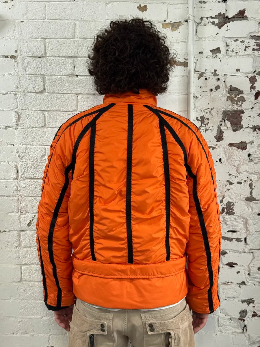 AW2003 Dolce & Gabbana Spatial Tactical Orange Puffer Jacket yTcVwJL 2