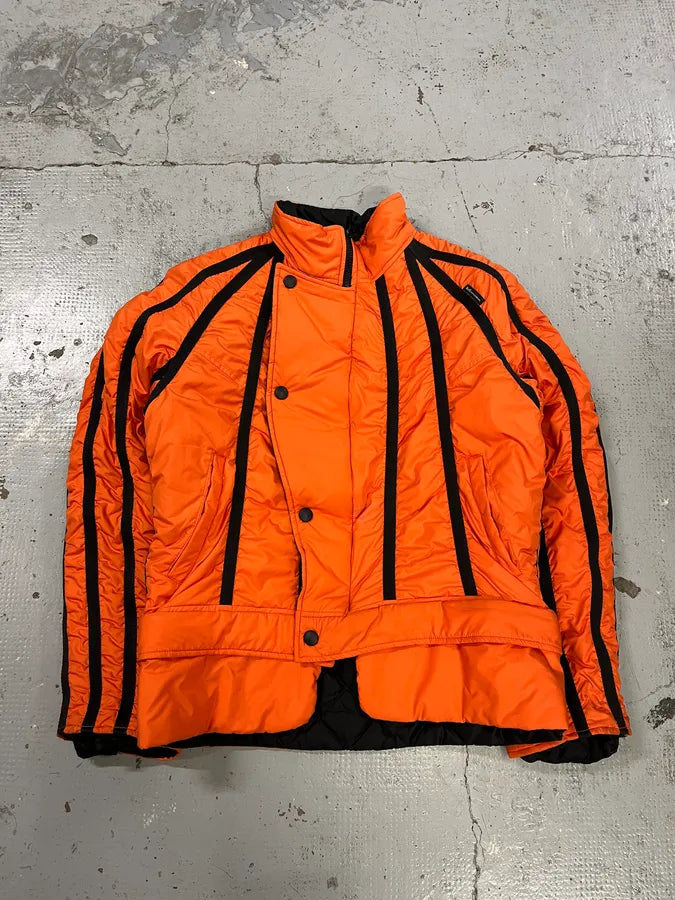 AW2003 Dolce & Gabbana Spatial Tactical Orange Puffer Jacket yTcVwJL 3