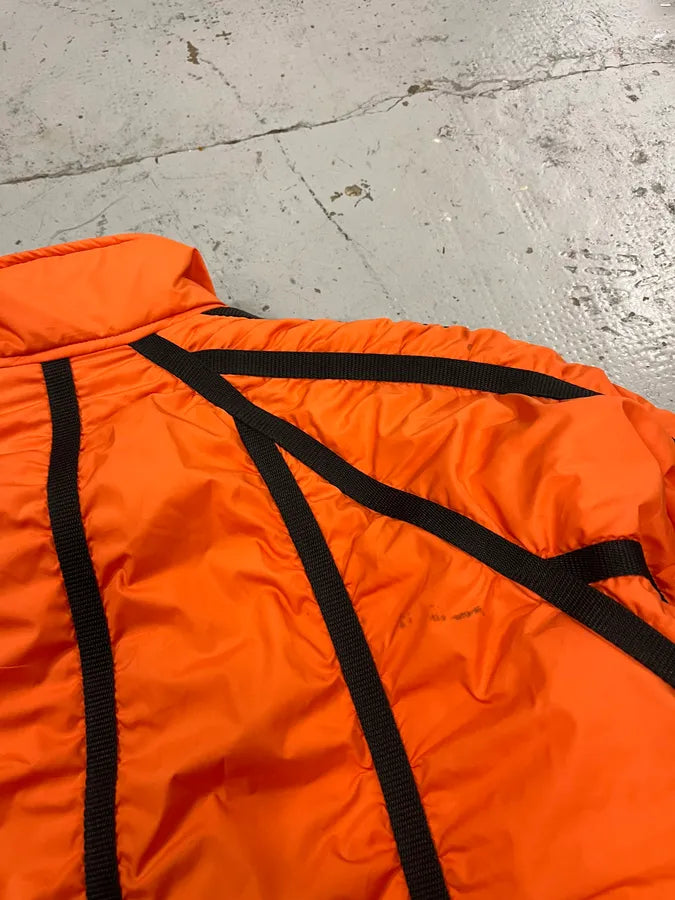 AW2003 Dolce & Gabbana Spatial Tactical Orange Puffer Jacket yTcVwJL 9